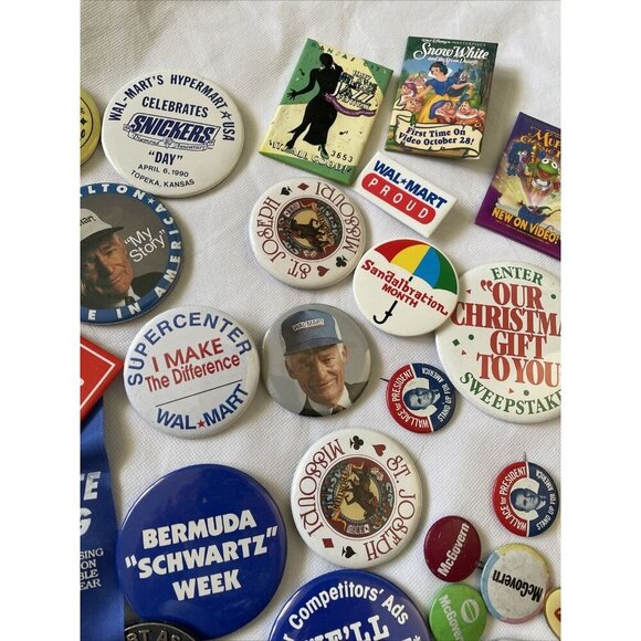 Vintage Pinback Button & Ribbon Collection Celebrate Nostalgia St. Joseph Walm - Picture 7 of 12